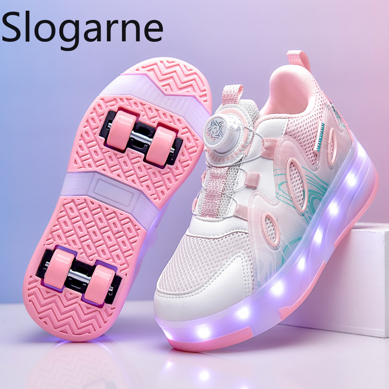 Running Gear Shoes - أحذية تزلج بعجلات شبكية جديدة لعام