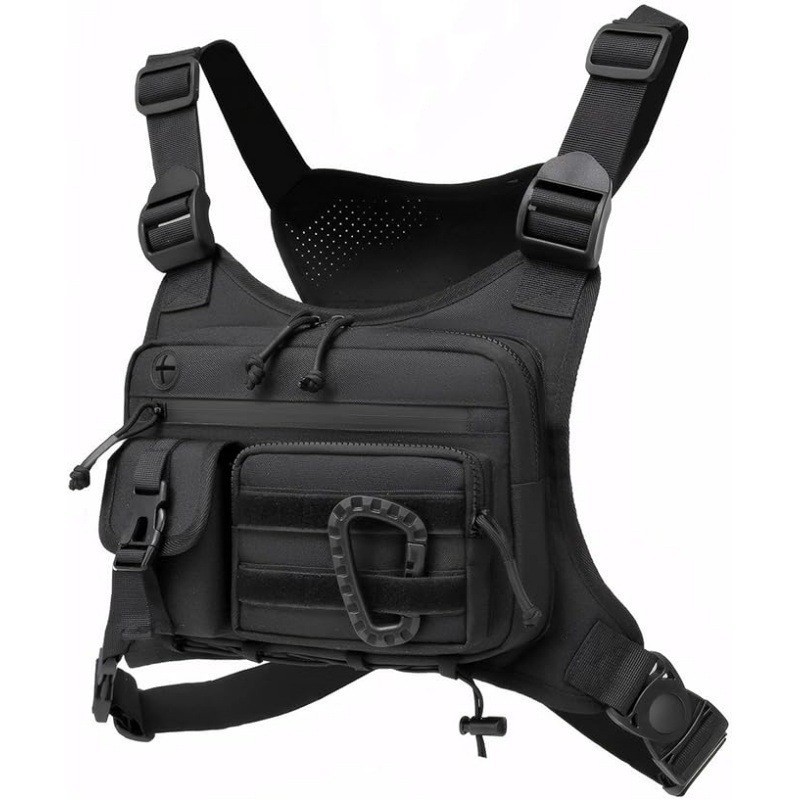 Running Gear Bag - حقيبة الصدر التكتيكية للرجال سترة Edc