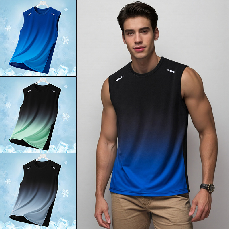 Running Gear Vest - قميص رياضي رجالي بدون أكمام بتدرج