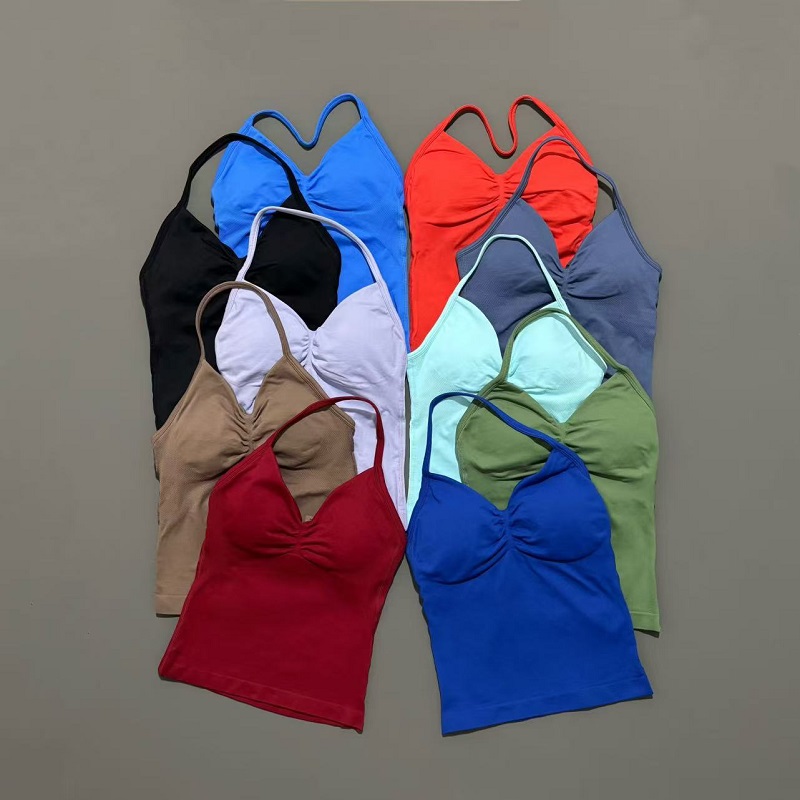 Running Gear Vest - ملابس رياضية للصالة الرياضية للسيدات بدون