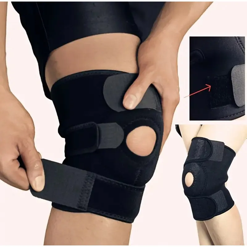 Running Gear Cool - واقيات ركبة مدعمة بالزنبرك للرياضة والجري،