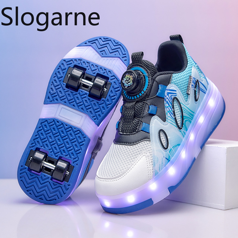 أحذية تزلج بعجلات شبكية جديدة  - مراجعة Running Gear Shoes وسعره