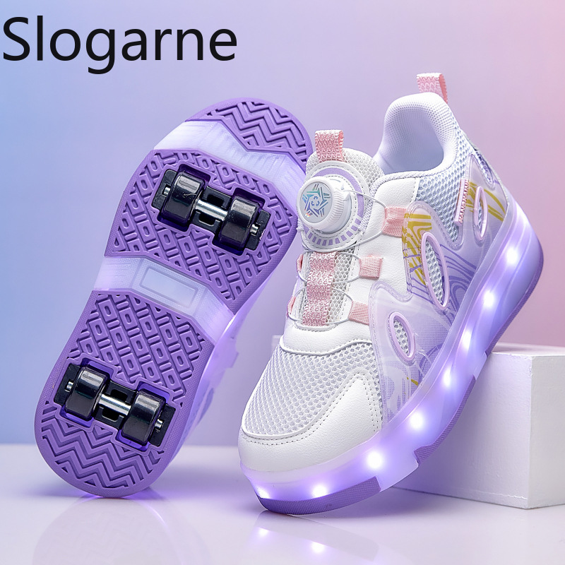 أحذية تزلج بعجلات شبكية جديدة  - مراجعة Running Gear Shoes وسعره