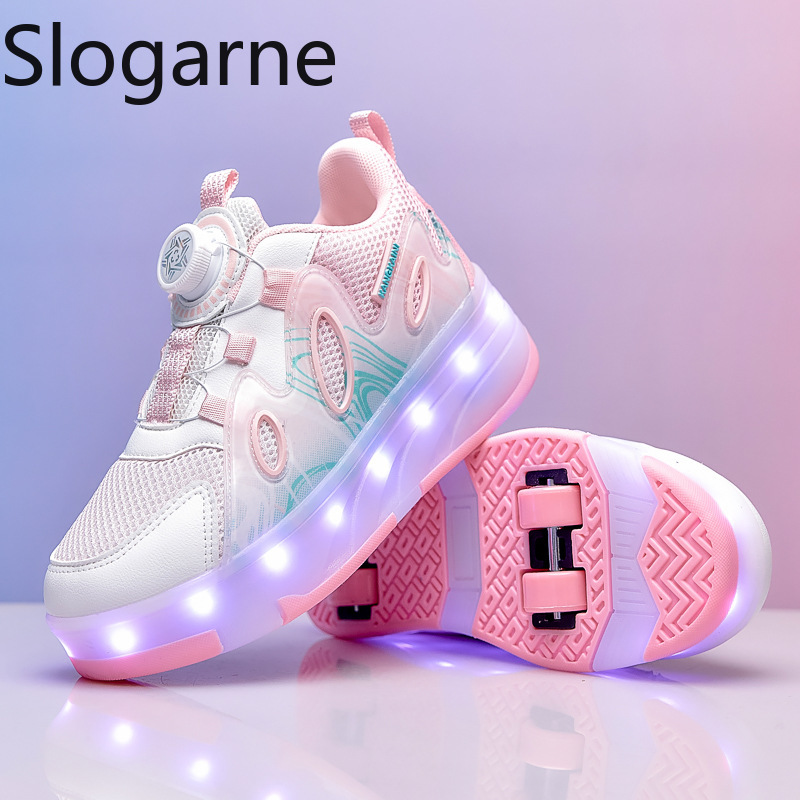 أحذية تزلج بعجلات شبكية جديدة  - مراجعة Running Gear Shoes وسعره