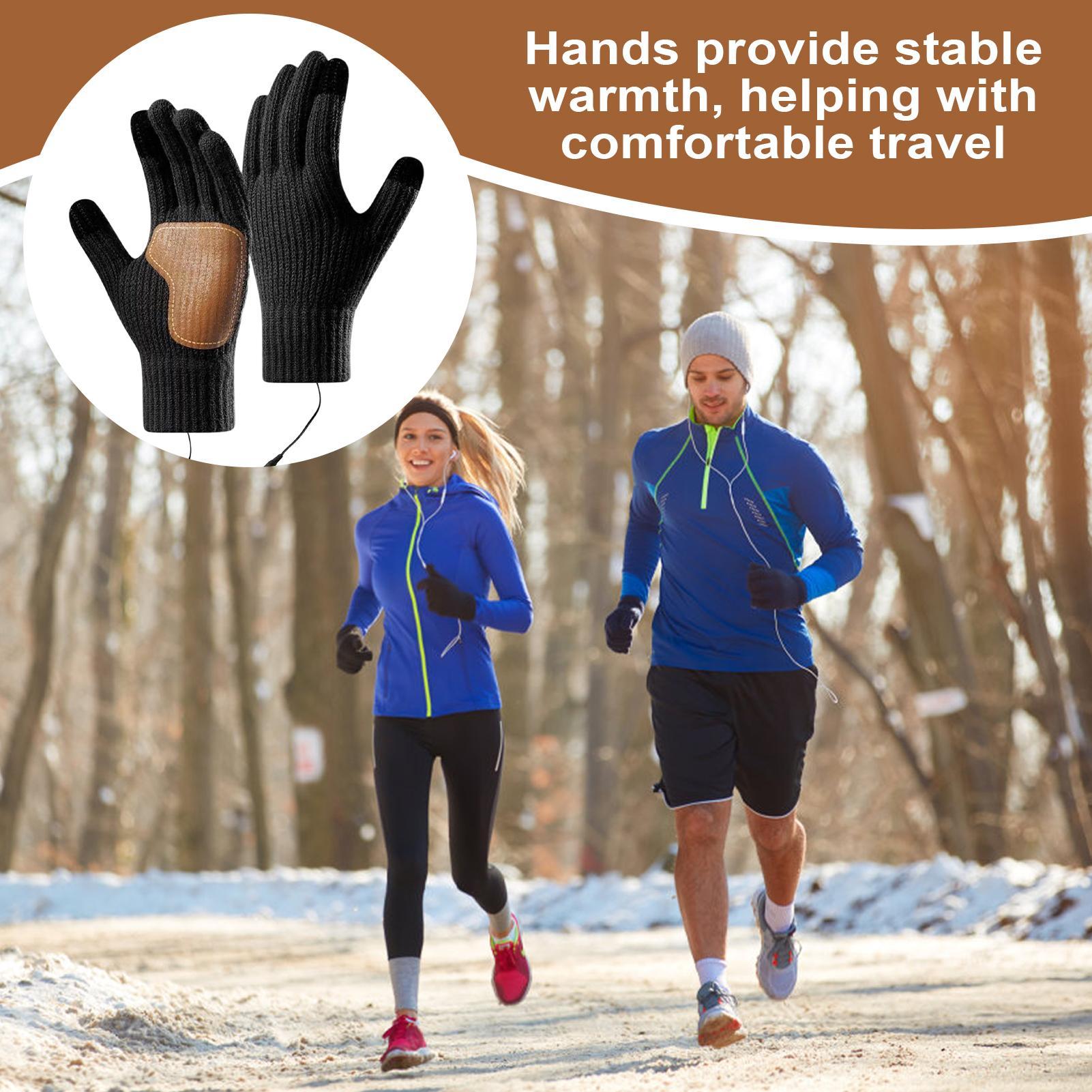 قفازات USB ساخنة مع شاشة تعمل  - مراجعة Running Gear In Cold Weather وسعره