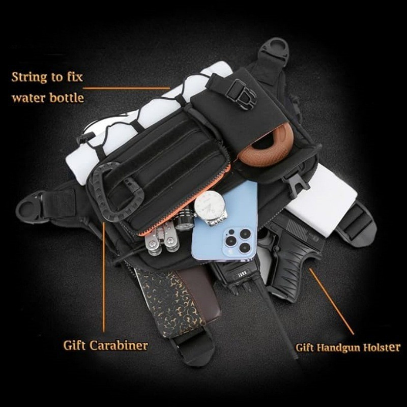 حقيبة الصدر التكتيكية للرجال س - مراجعة Running Gear Bag وسعره
