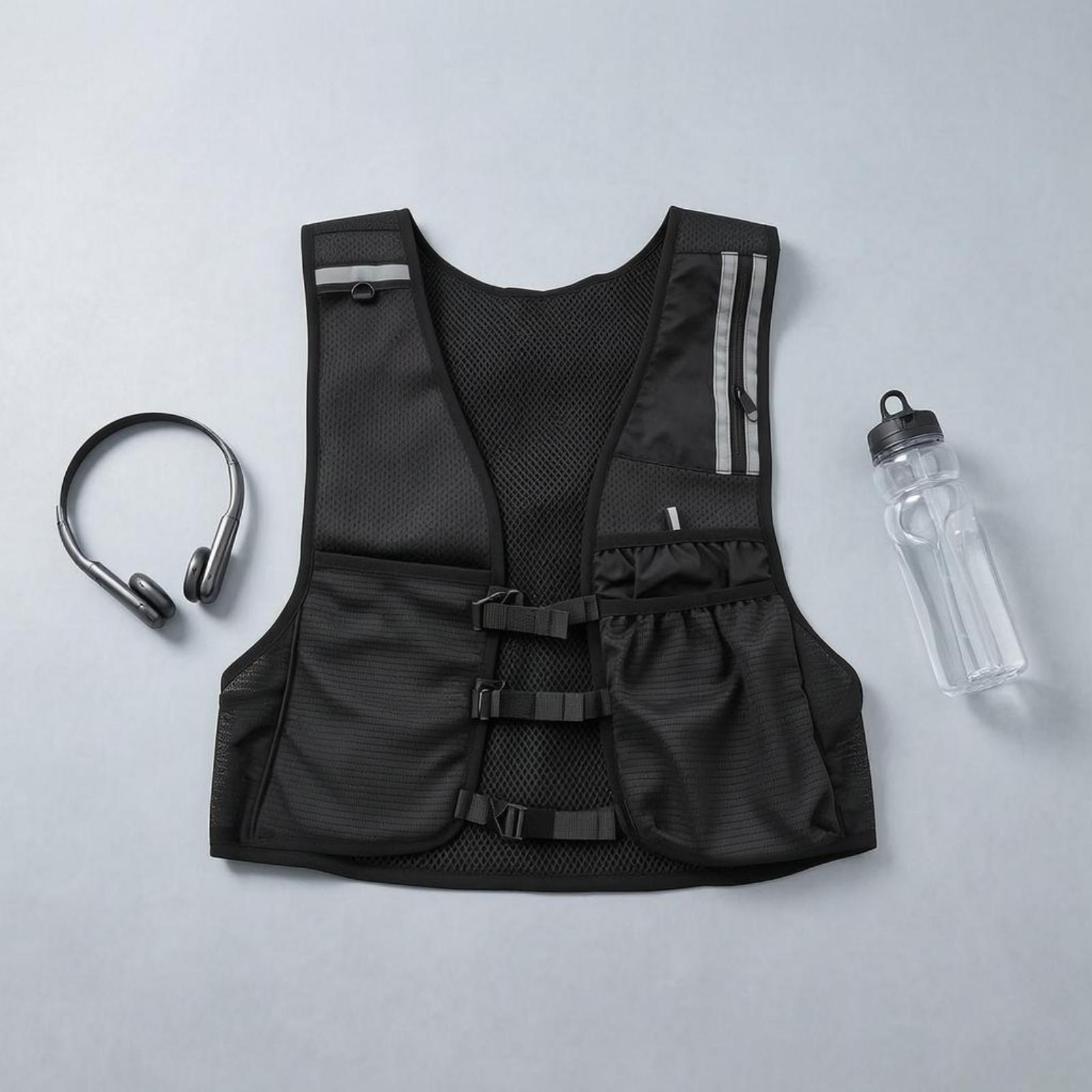 سترة جري خارجية مزودة بأحزمة ق - مراجعة Running Gear Vest وسعره